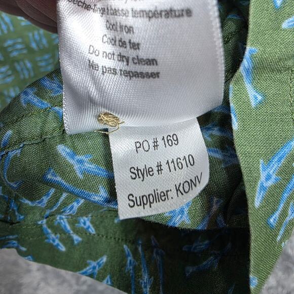 Mountain Khakis Short Sleeve Fish Button Down Shirt Size Large - Picture 3 of 7